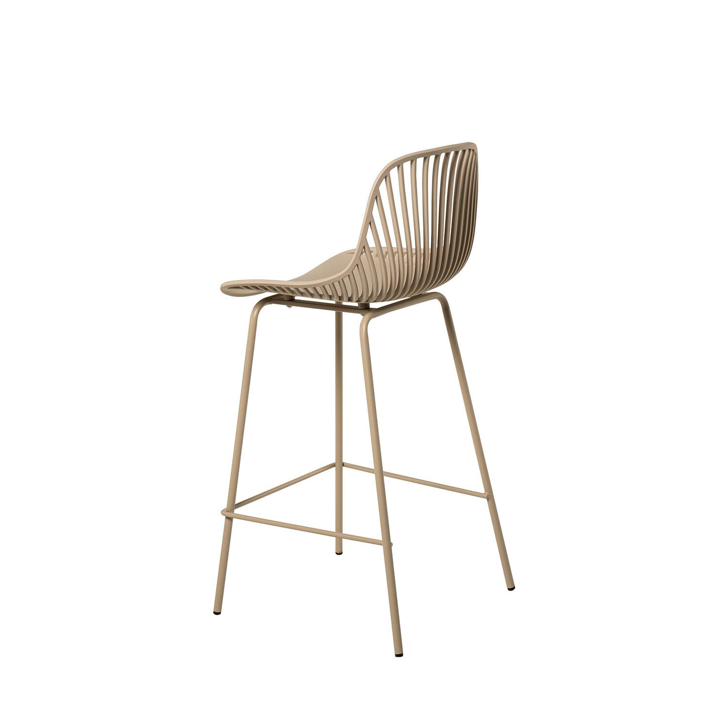 Taburete bajo PEYTON beige - Image 4