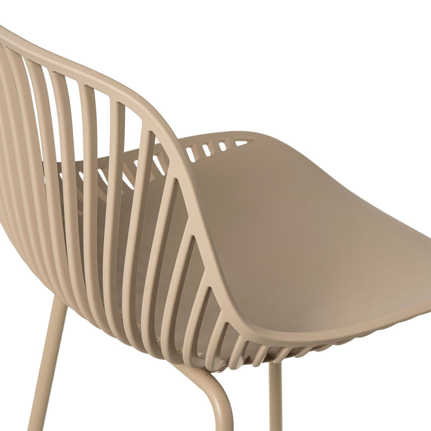 Taburete bajo PEYTON beige - Image 6