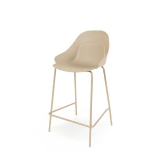 Taburete bajo TOBY beige