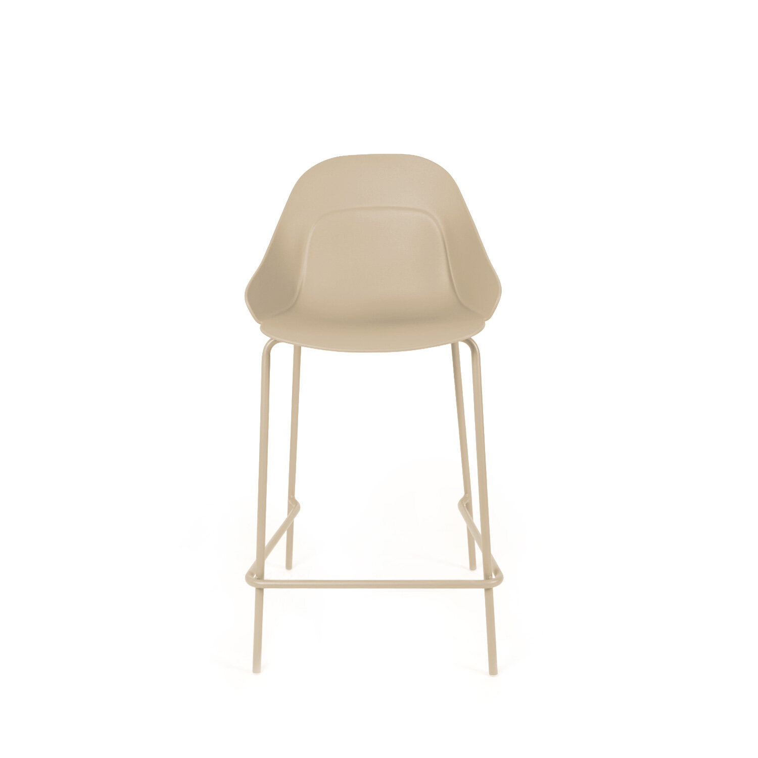 Taburete bajo TOBY beige - Image 4