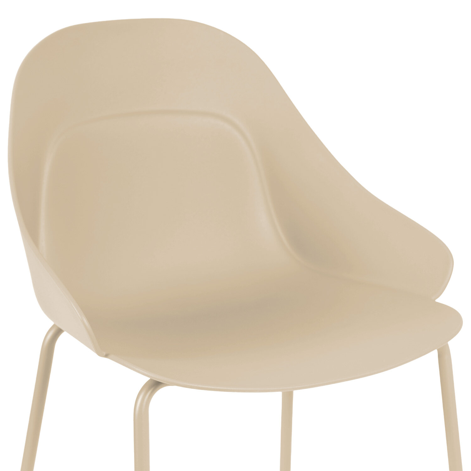 Taburete bajo TOBY beige - Image 6