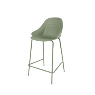 Taburete bajo TOBY verde