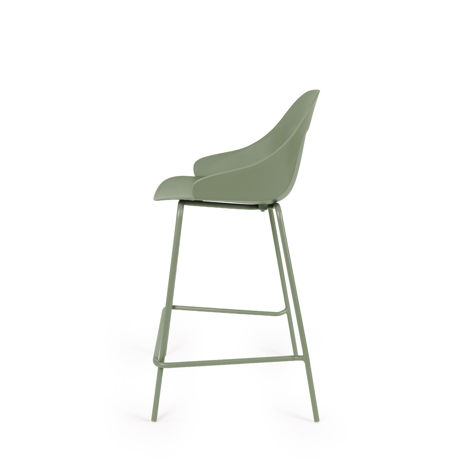 Taburete bajo TOBY verde - Image 3