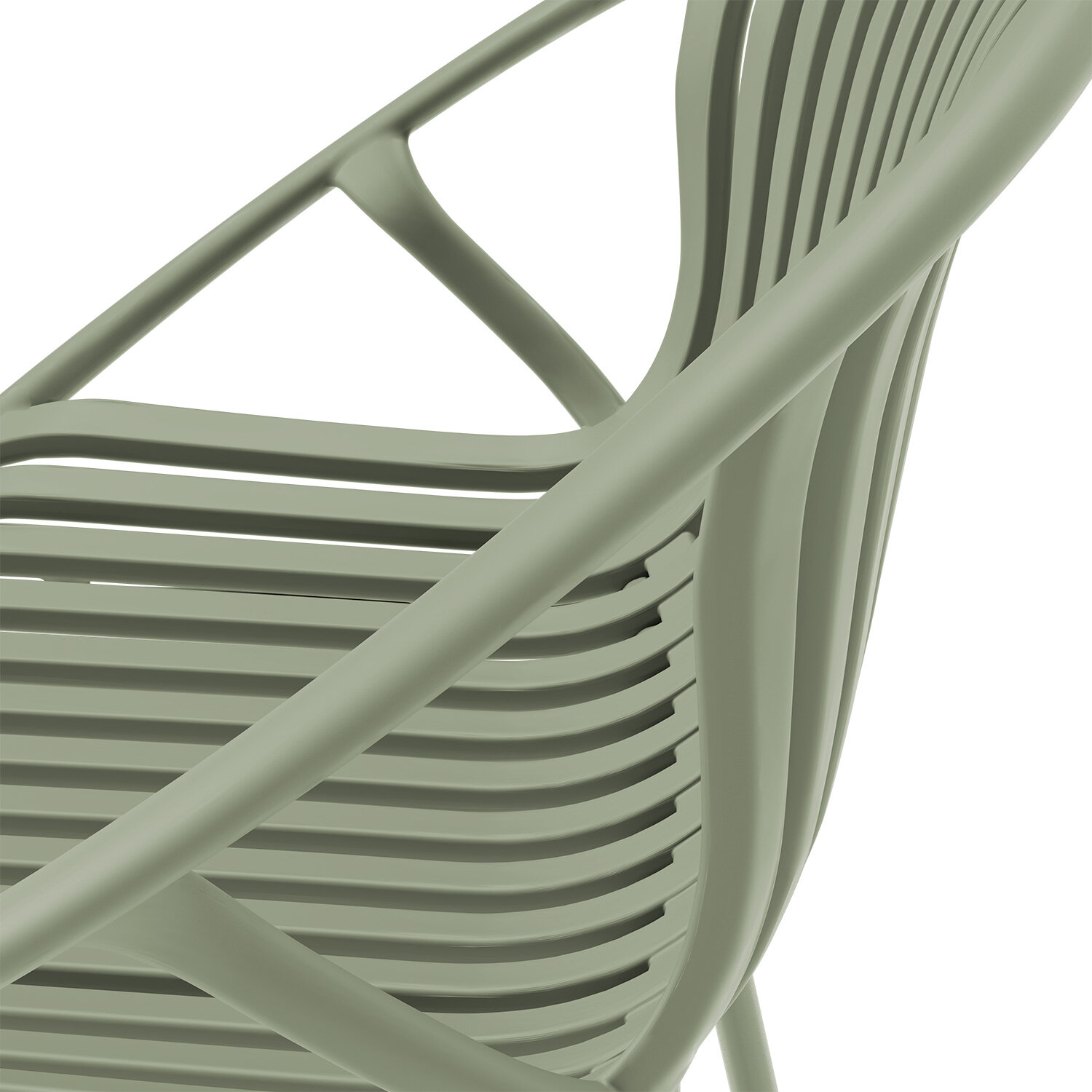 Taburete bajo TRISTAN verde - Image 7