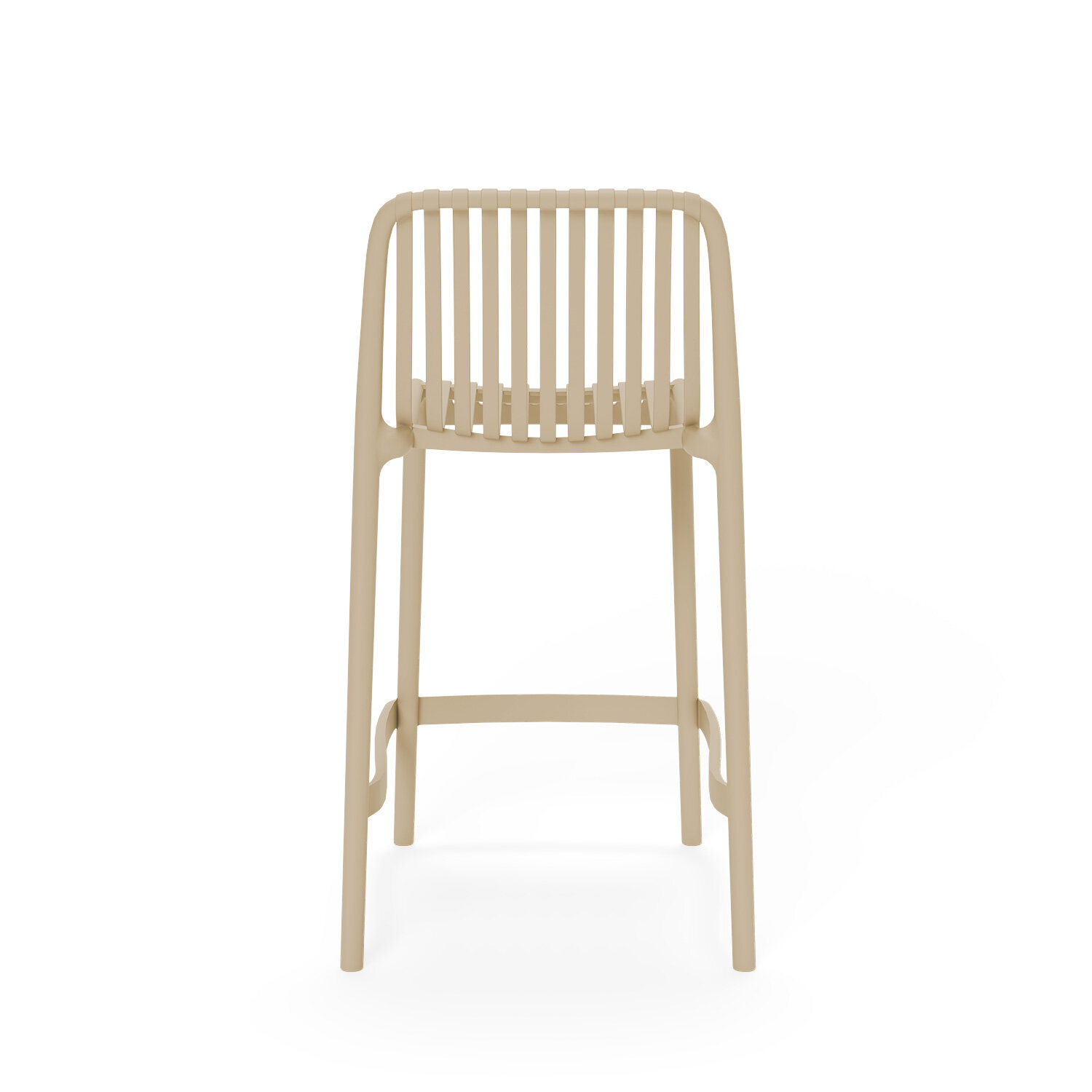 Taburete bajo WALTER beige - Image 5