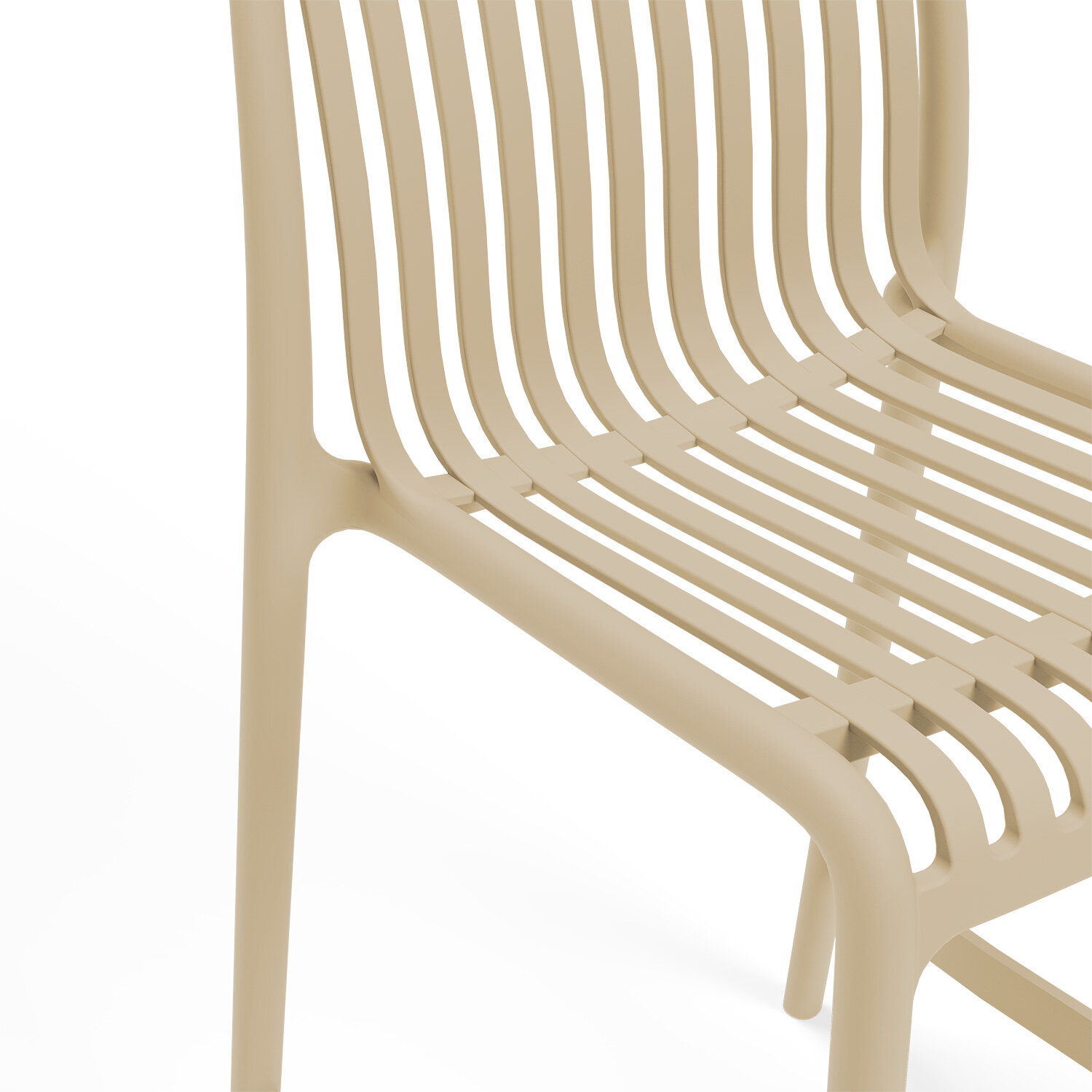 Taburete bajo WALTER beige - Image 6