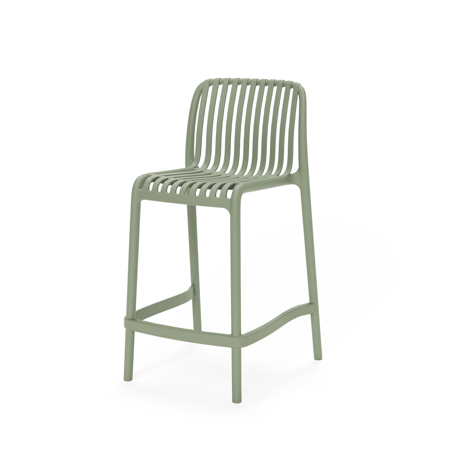 Taburete bajo WALTER verde - Image 3