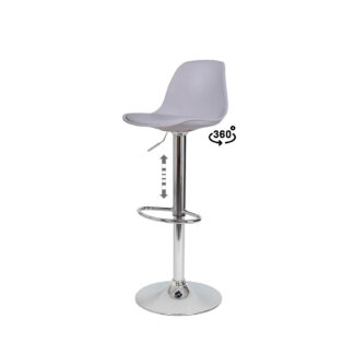 Taburete regulable NELLY gris