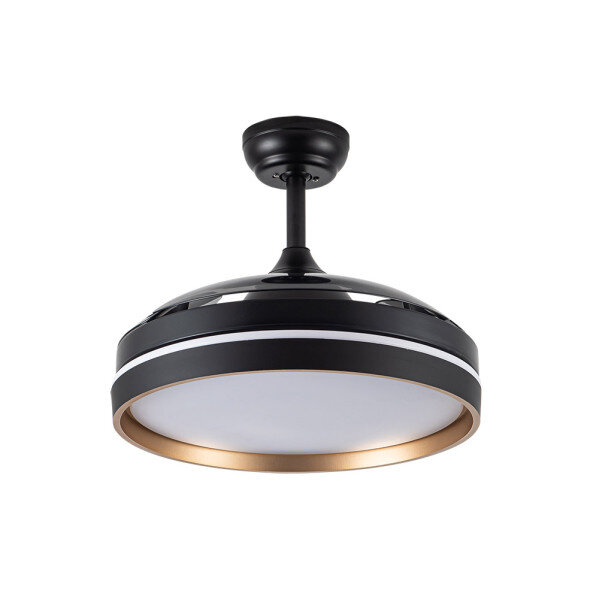 Ventilador Dc Nalon 72w Negro/oro 3aspas 109d 7200l 6vel 3000k,4500k,6000k Remoto+memoria+temporizador - Image 2