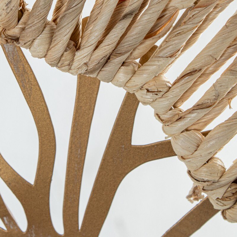 Adorno Pared Madera/metal 61cm Árboles Dorados Ø61x3,5cm - Image 6