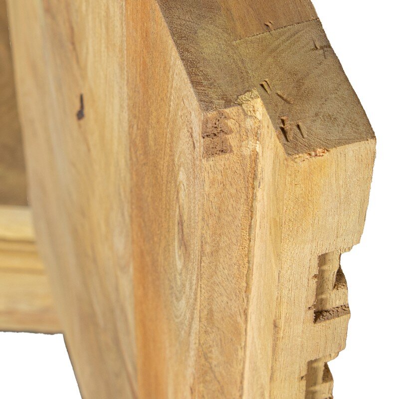 Aparador Madera Mango Decorado C/4 Puertas 180x40x90cm - Image 5