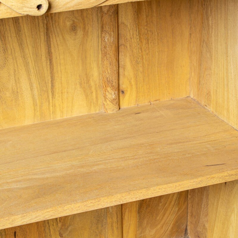 Aparador Madera Mango Decorado C/4 Puertas 180x40x90cm - Image 8