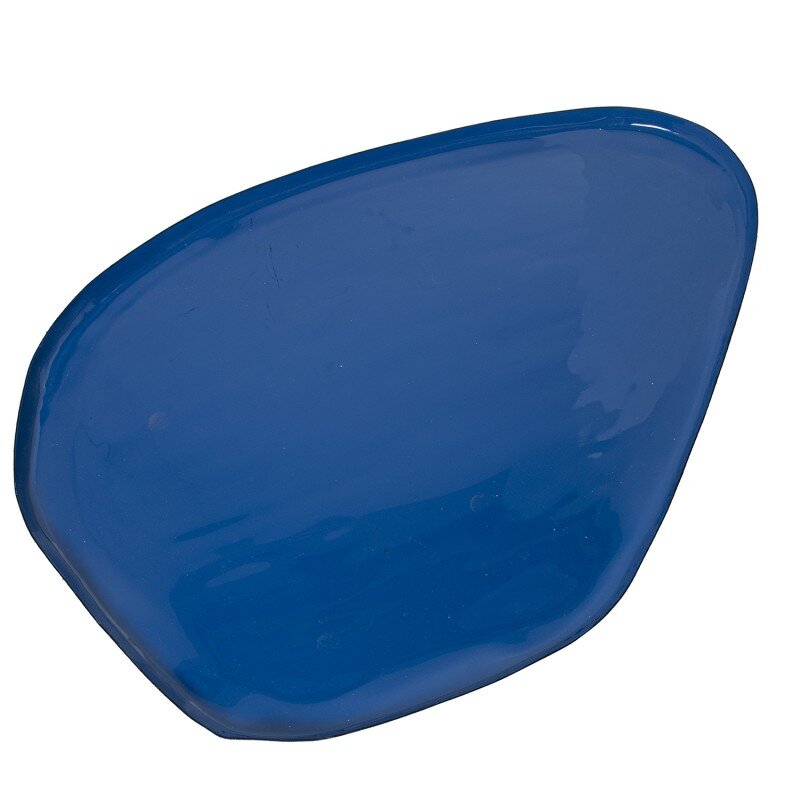 Bandeja Metal Esmaltado Azul 41x32x2cm