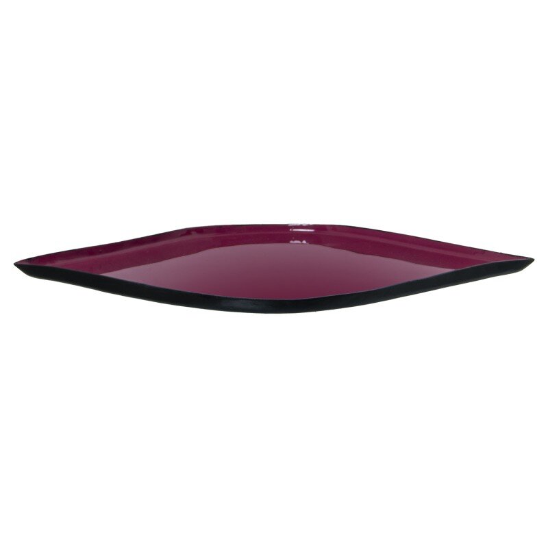 Bandeja Metal Esmaltado Rosa Oscuro 26x17x1cm - Image 2