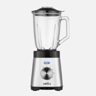 Batidora De Vaso Saeta Acero/negro 1000w 4vel+pulso 4hojas Ac.inox.1,5l Jarra Cristal Protecc.sobrecalentamiento 40x19x18cm