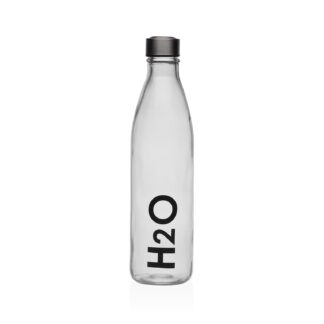 BOTELLA 1000ML H2O TRANSPARENTE