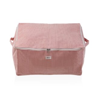 CAJA ALMACENAMIENTO CORDUROY ROSA L