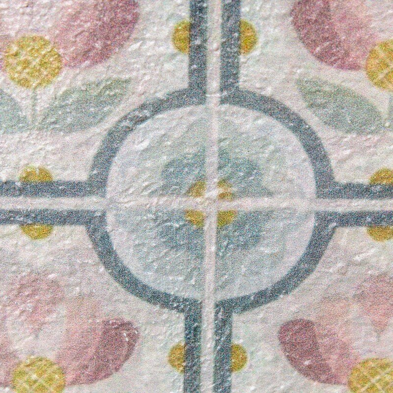 Caja Porta Llaves Madera Deco. Azulejo Flores 20x5,5x26cm - Image 3