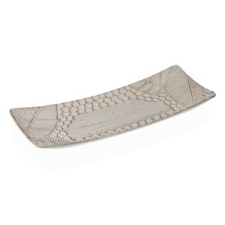 CENTRO RECTANG. BLANCO 34X13CM