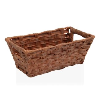 CESTA CON ASAS MARRON