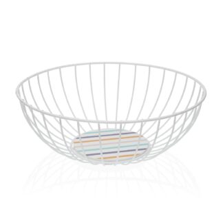 CESTA METALICA BLANCA JASPER