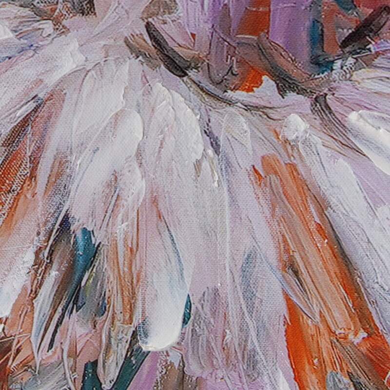 Cuadro Lienzo 80x120cm 40% Pintado Mano Bailarina 80x120x3cm - Image 3