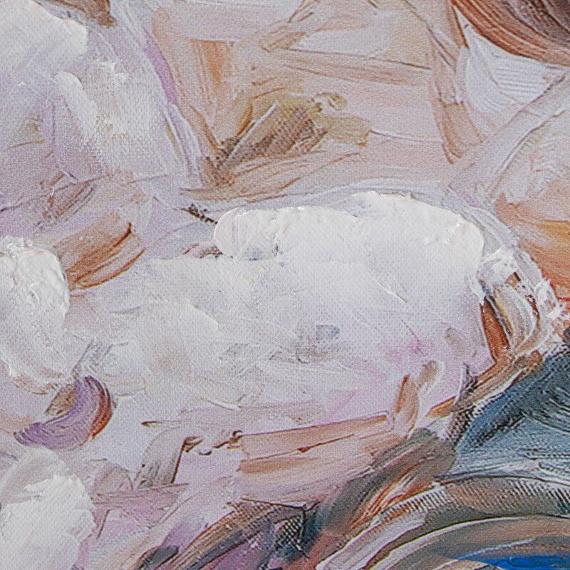 Cuadro Lienzo 80x120cm 40% Pintado Mano Bailarina 80x120x3cm - Image 5