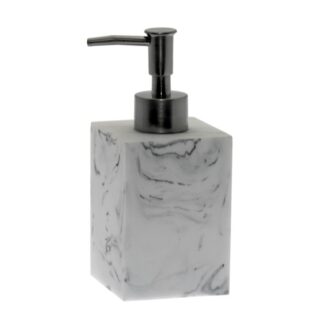 Dosificador Baño Acrílico Acabado Mármol 7x7x16,5cm