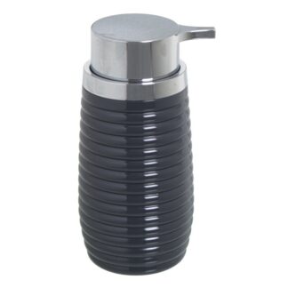 Dosificador Baño Acrilico Gris 300ml Ø7x15,5cm