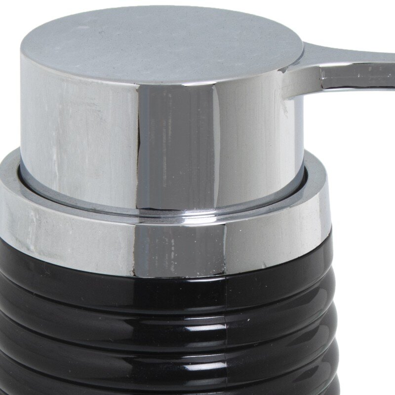 Dosificador Baño Acrilico Negro 300ml Ø7x15,5cm - Image 2