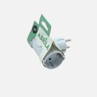 Eco Adaptador 2tomas Blister Mod5 2p+e 16a 230v Blanco Protecc. Infantil 4x8,5x10cm