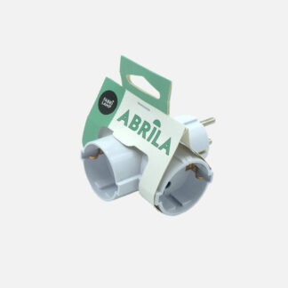 Eco Adaptador 3tomas Blister Mod4 2p+e 16a 230v Blanco Protecc. Infantil 4x8,5x10cm