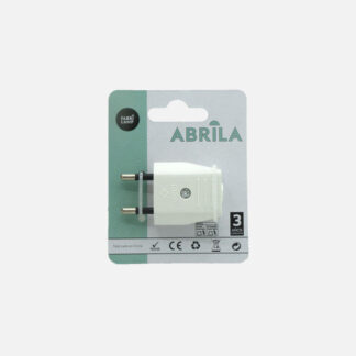 Eco Clavija Blister Mod5 2p+e 10a 230v Blanca 2x3,5x6cm