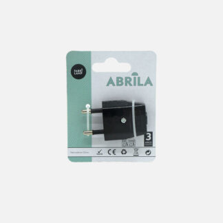 Eco Clavija Blister Mod5 2p+e 10a 230v Negra 2x3,5x6cm