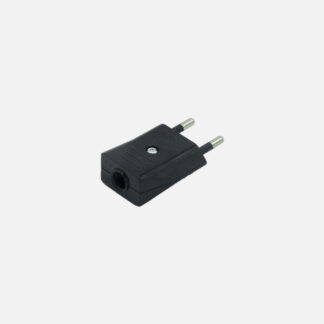 Eco Clavija Retractil Mod5 2p+e 10a 230v Negra 2x3,5x6cm