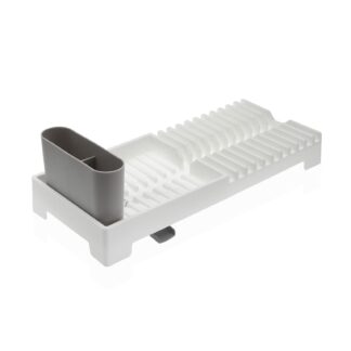 ESCURREPLATOS BLANCO Y GRIS CLARO
