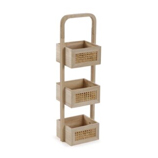 ESTANTERIA DE MADER 3 CESTAS