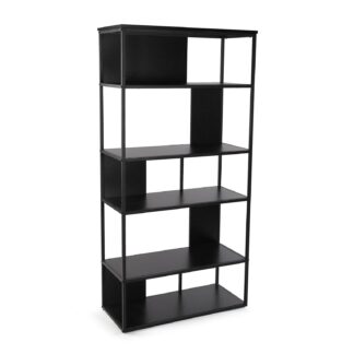 ESTANTERIA METAL NEGRO 160x80