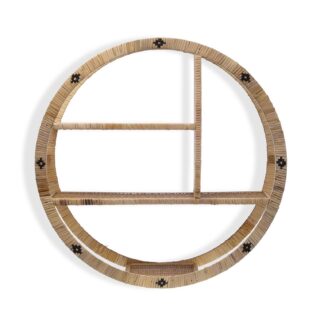 ESTANTERIA REDONDA RATTAN