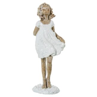 Figura Resina Niña 5x4x17cm