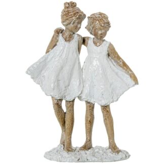 Figura Resina Niñas 12x5x17cm
