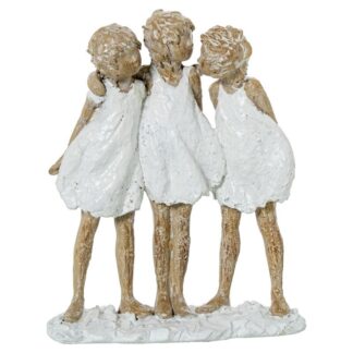 Figura Resina Niñas 13x5x17cm
