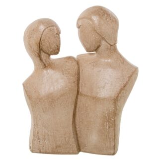 Figura Resina Pareja Torsos 22x9x27,5cm