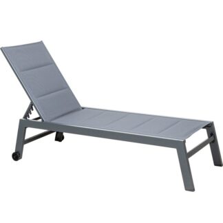 Hamaca Aluminio Antracita 198x60x34/95cm