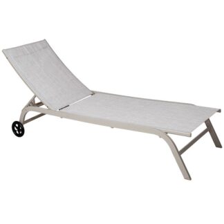Hamaca Aluminio Crema Textileno Crema 194x60x35cm