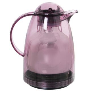 Jarra Termo Violeta Traslúcida Polipropileno Vidrio 1l 19x15x24cm, Libre De Bpa