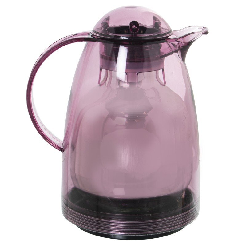 Jarra Termo Violeta Traslúcida Polipropileno Vidrio 1l 19x15x24cm, Libre De Bpa
