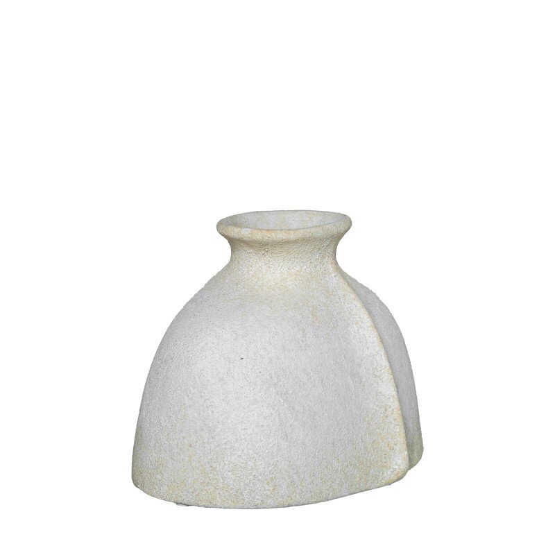 Jarrón Ceramica 20cm Blanco Rústico 28x23x20cm - Image 7