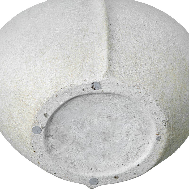 Jarrón Ceramica 36cm Blanco Rústico 26x20x36cm - Image 5