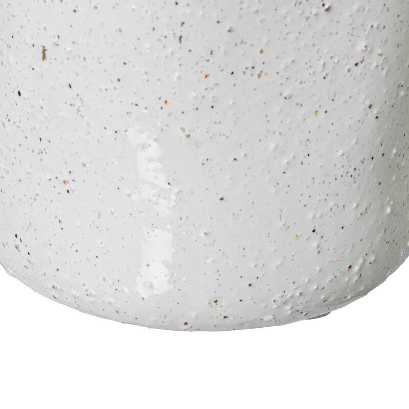 Jarrón Cerámica 40cm Blanco/crema Arena Ø16x40cm - Image 3